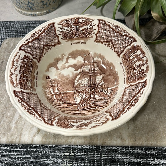 Alfred Meakin, Fair Winds Bowl Ironstone China Vintage - Picture 1 of 7